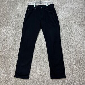 Levi's 511 Slim Fit Jeans Mens 29x30 Black‎ Flat Front 5 Pocket Premium Denim